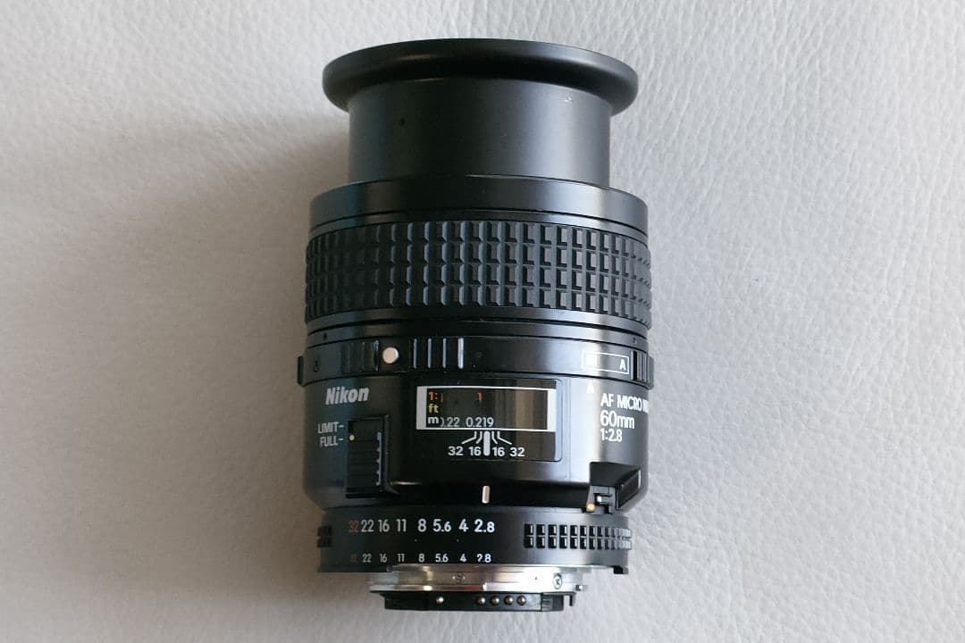 AF MicroNIKKOR 60mm f/2.8　接写撮影セット通常撮影もOK