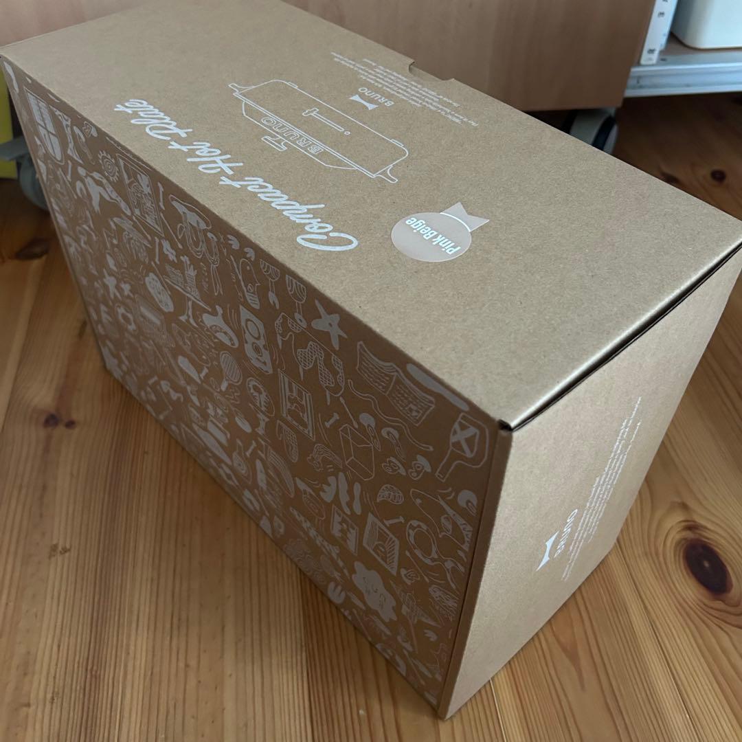 BRUNOコンパクトホットプレート 【直営店限定カラー】ピンクベージュ