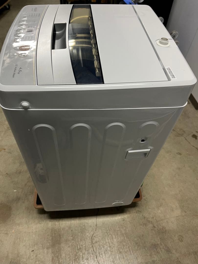 全国送料無料 アクア洗濯機 2024年製4.5kg ホワイト AQW-S4P T