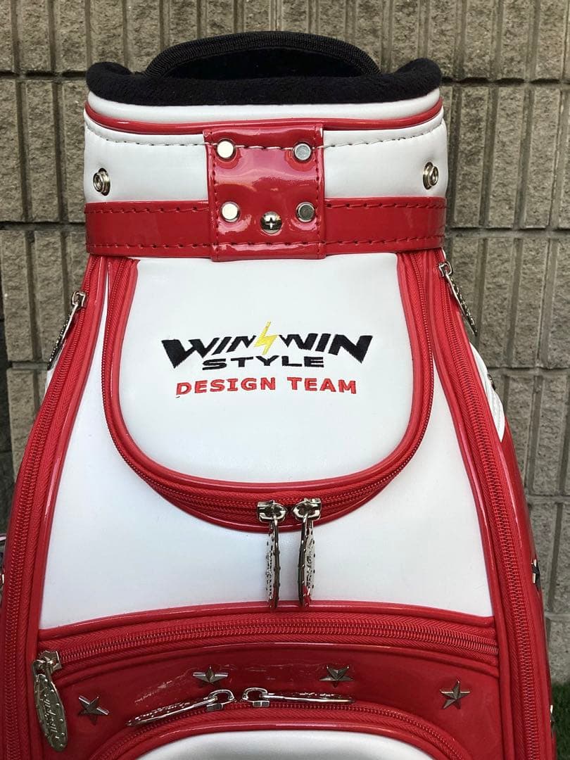 訳ありウィンウィンスタイル日本一キャディバッグ タグ付き未使用品