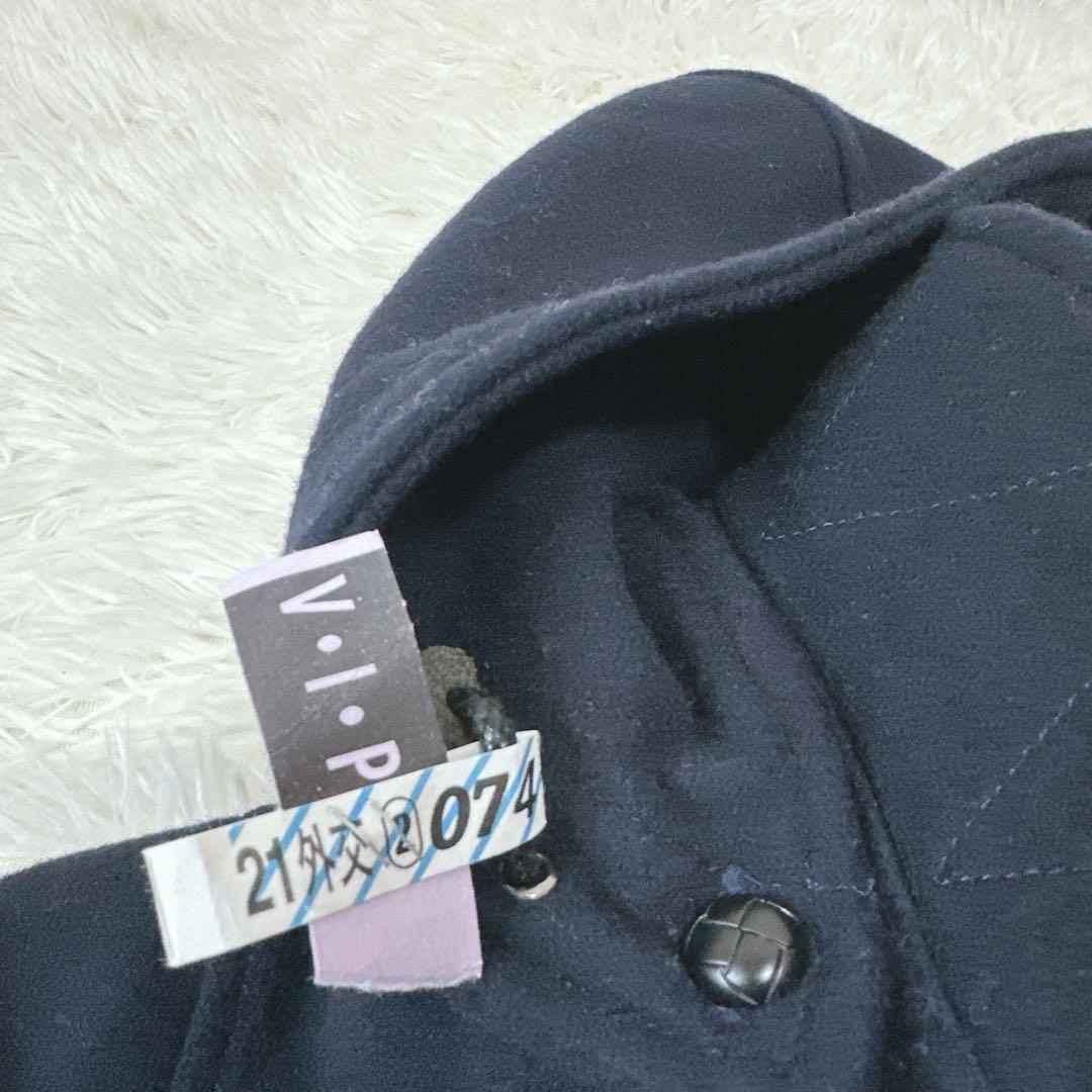 uniform experiment Pコート ダブルブレスト フード取外し可能