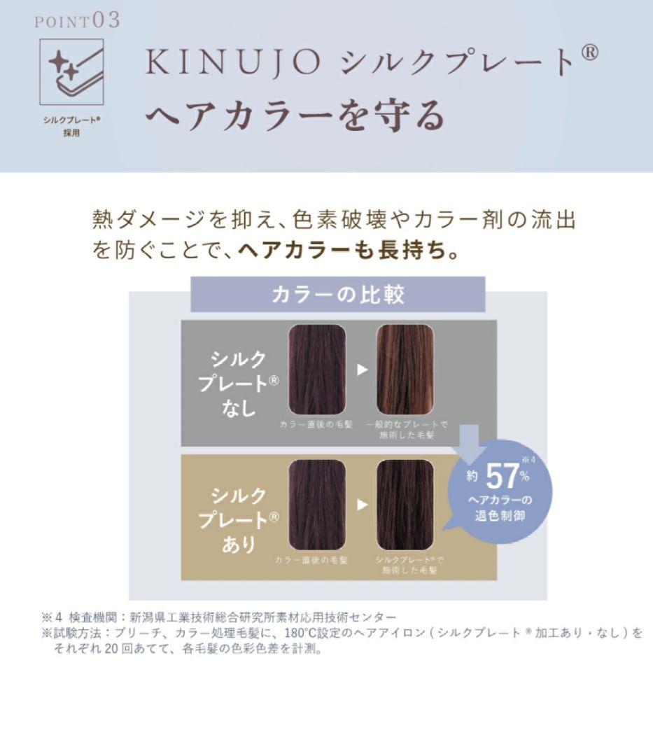 KINUJO 絹女 コードレス ストレートアイロン