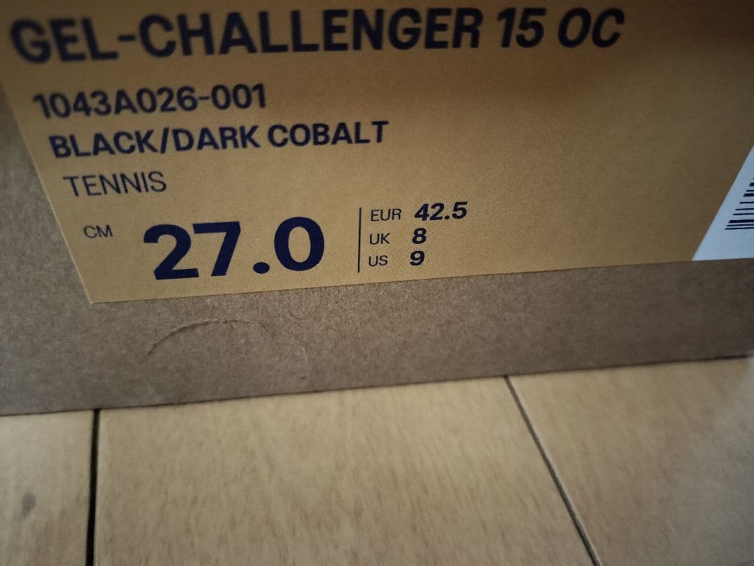 ゲルチャレンジャー 15 OC asics テニスシューズ 27cm