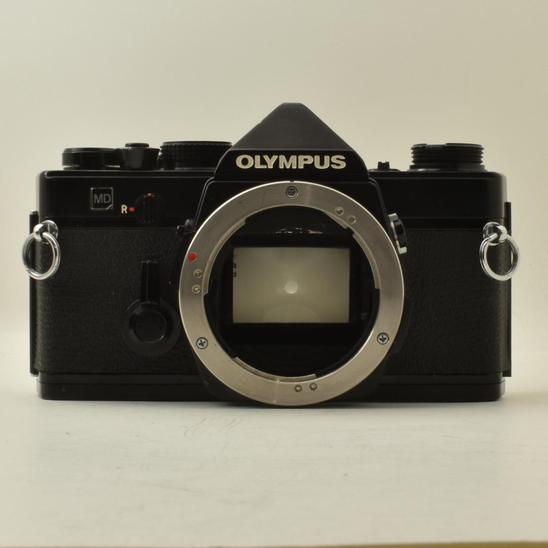 整備済 完動 Olympus OM-1 MD 黒 50mm F1.8 レンズ2本