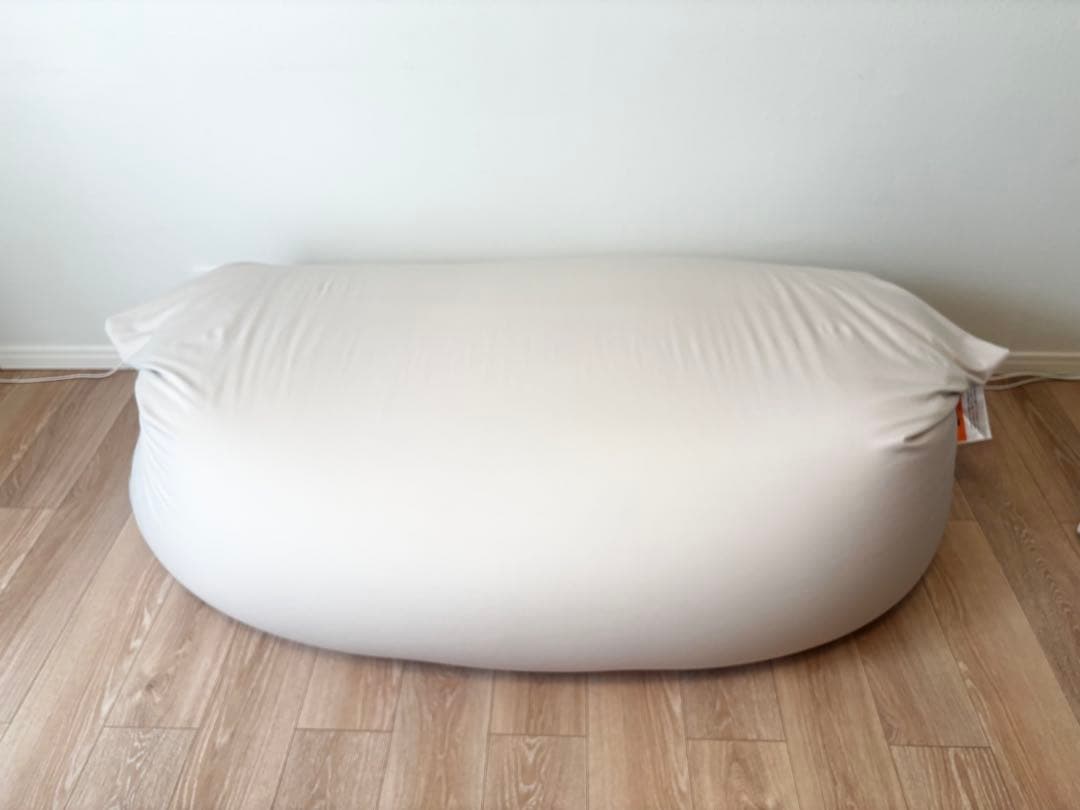 美品◎yogibo ビーズクッションソファダークブルー★直接引き取り限定★相談可