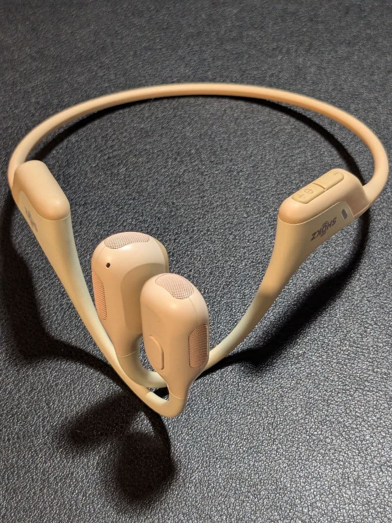 【超美品】SHOKZ OPENRUN PRO 骨伝導イヤホン ベージュ