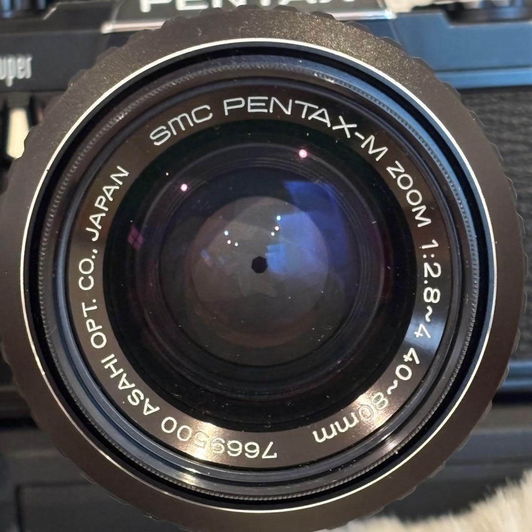 PENTAXpentaxmesuperブラック一眼レフフィルムカメラワインダー付