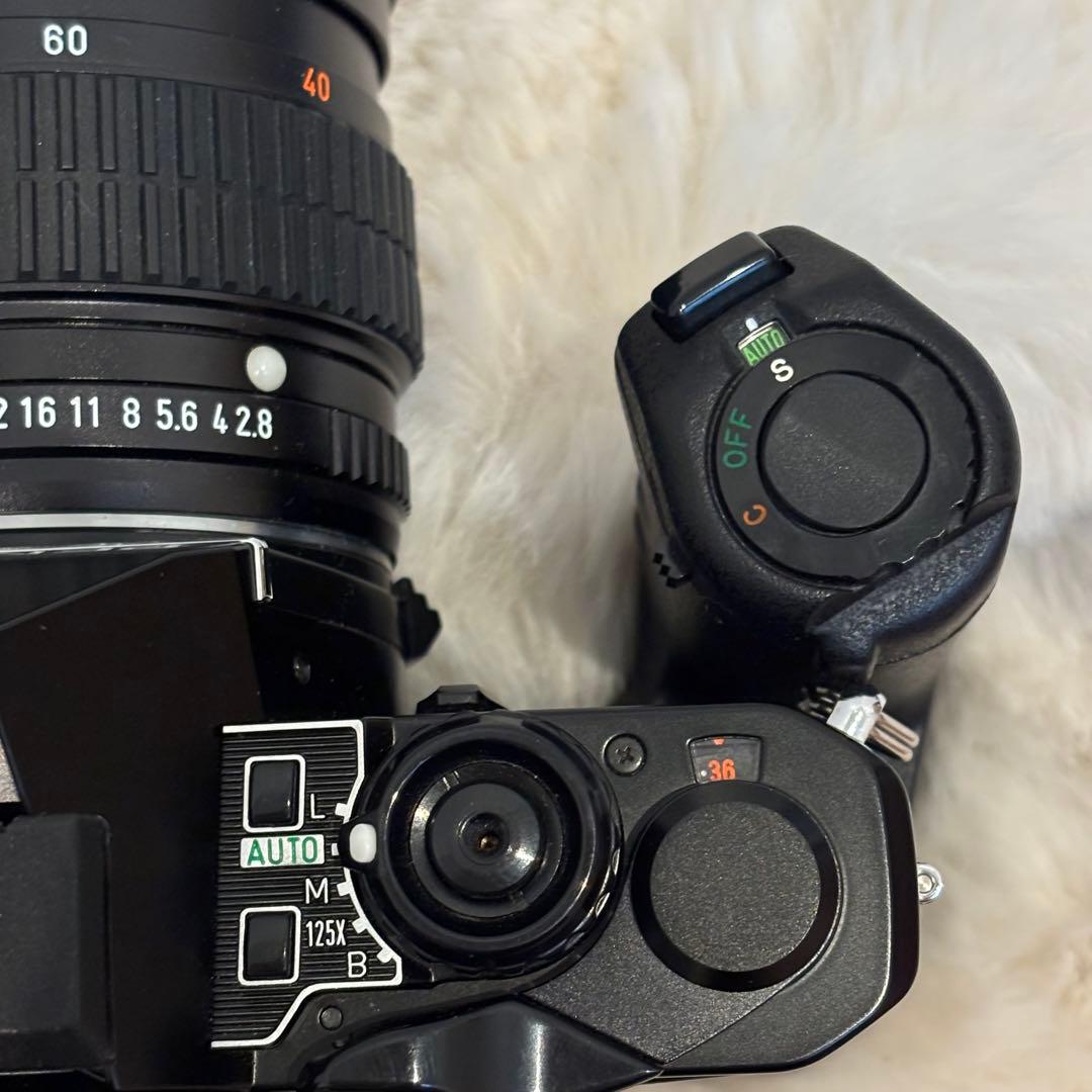 PENTAXpentaxmesuperブラック一眼レフフィルムカメラワインダー付