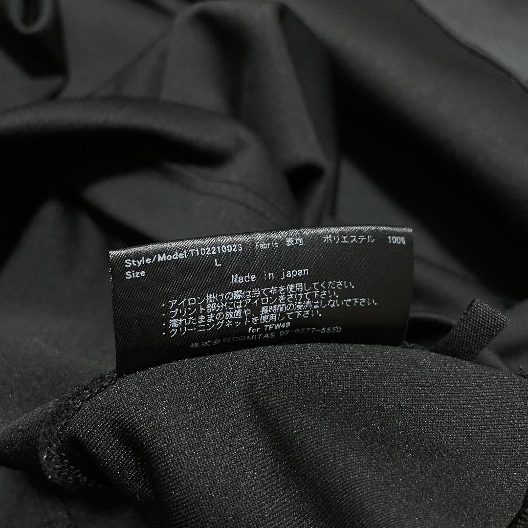 TFW49 モックネック　Tシャツ ブラック　4 junhashimoto