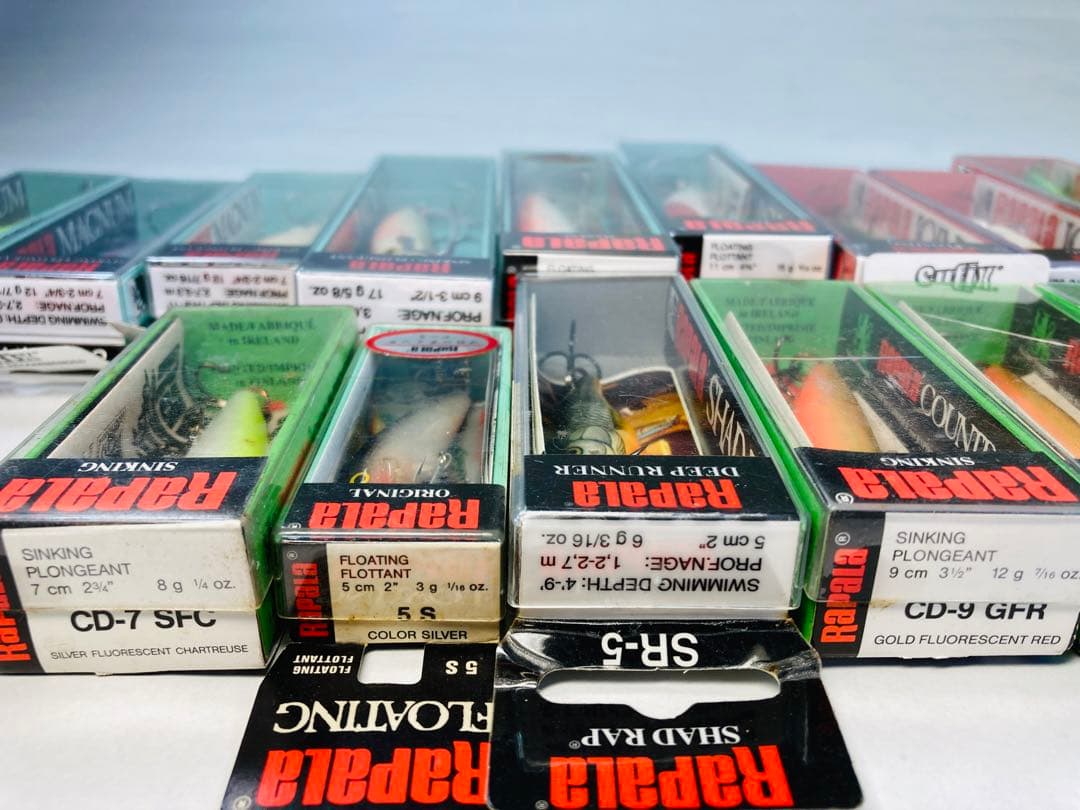 【Rapala】バス釣り引退 ラパラ ルアーセット 18個