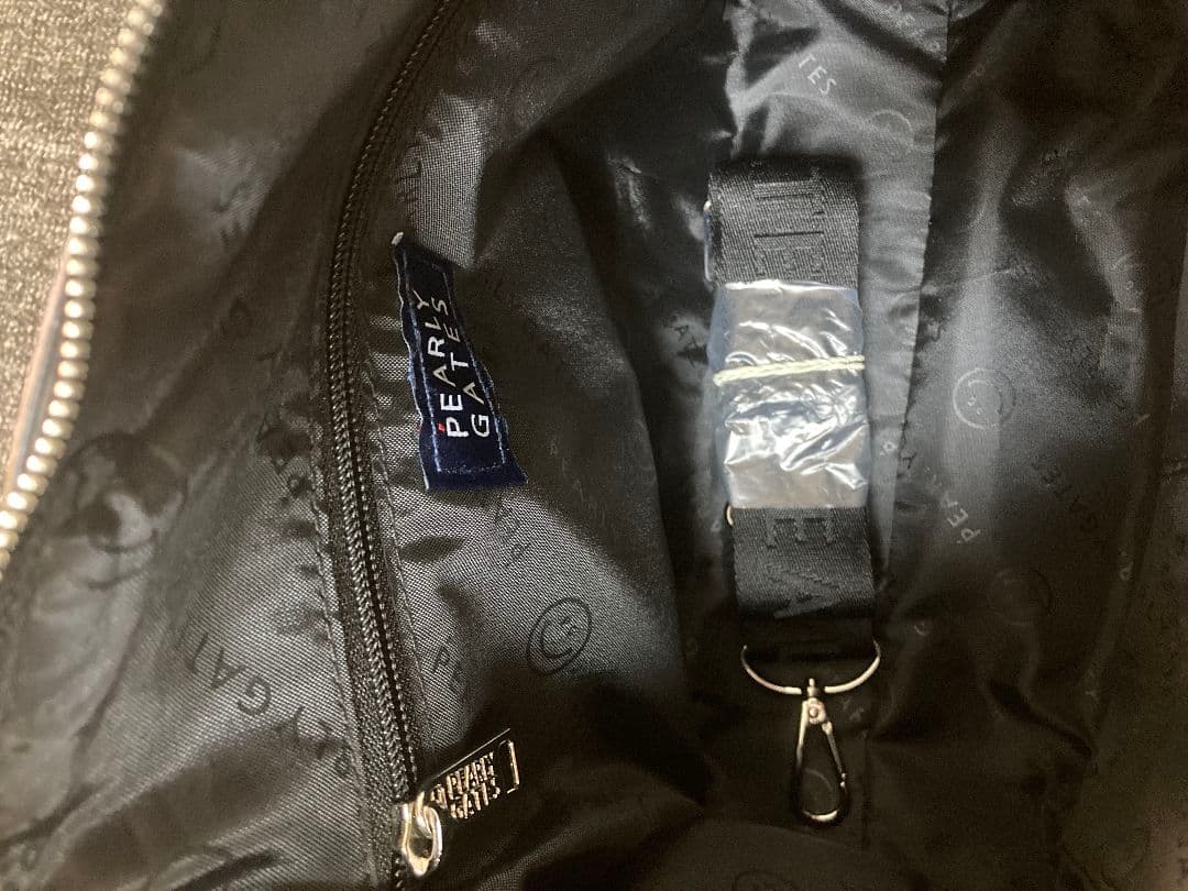 PEARLY GATESゴルフバッグブラックゴルフ収納バッグ ゴルフウェアバッグ