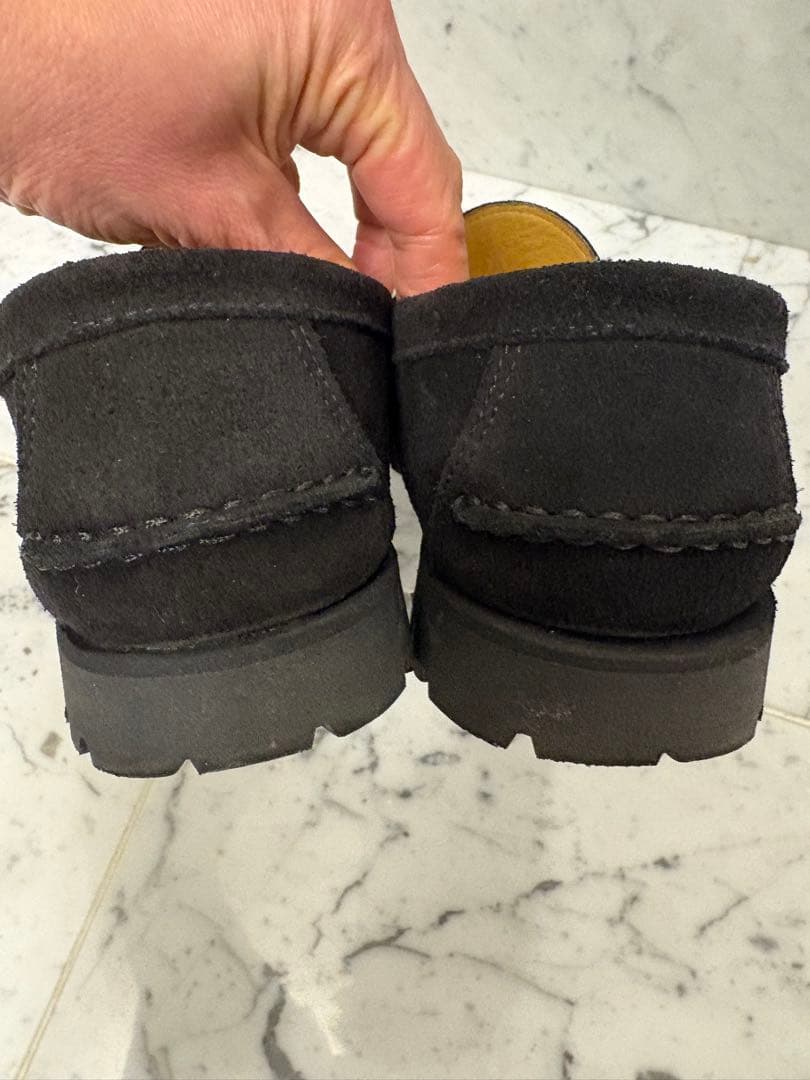 Paraboot パラブーツ ローファー 黒 スエードラグソール 5 1/2