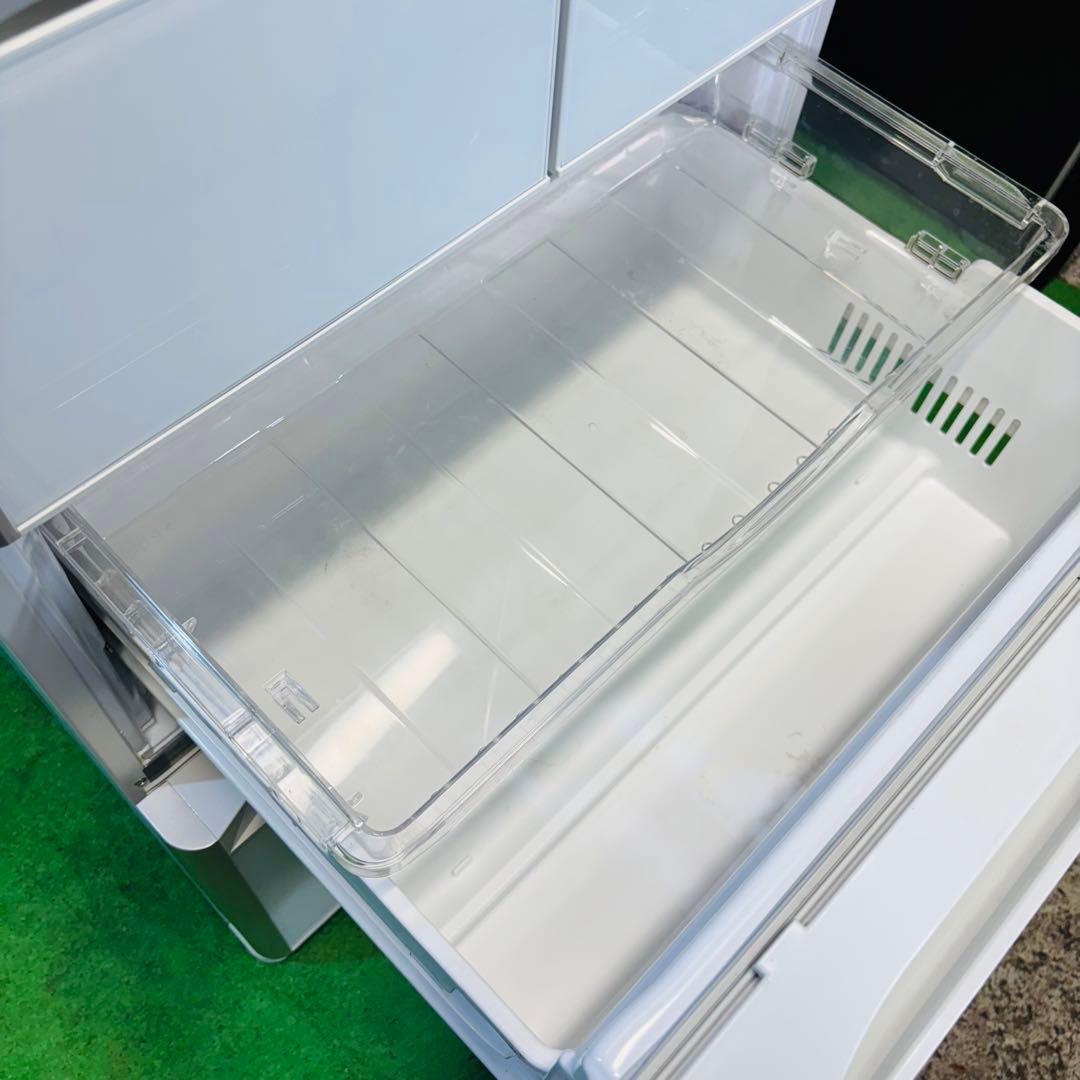 日立 430L 冷蔵庫 大容量 おしゃれガラス面 ファミリー【地域限定配送無料】