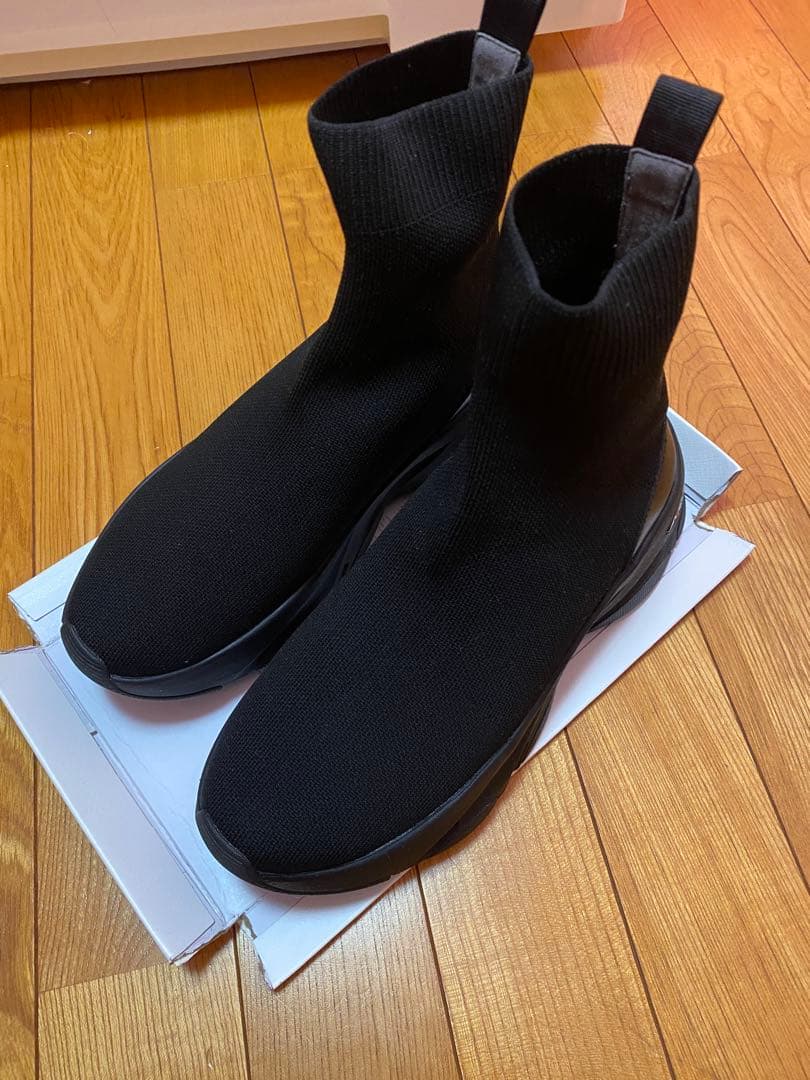 a*i様 +diana 【撥水加工】軽量厚底ニットソックスブーツ【24.0cm】