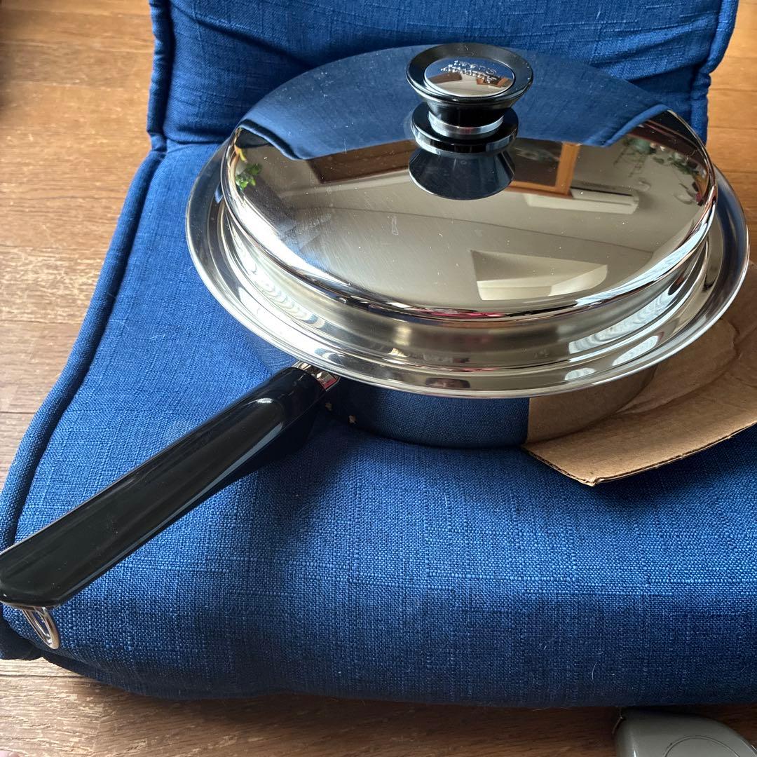 未使用品！アムウェイ　クィーン　大フライパン　蓋付