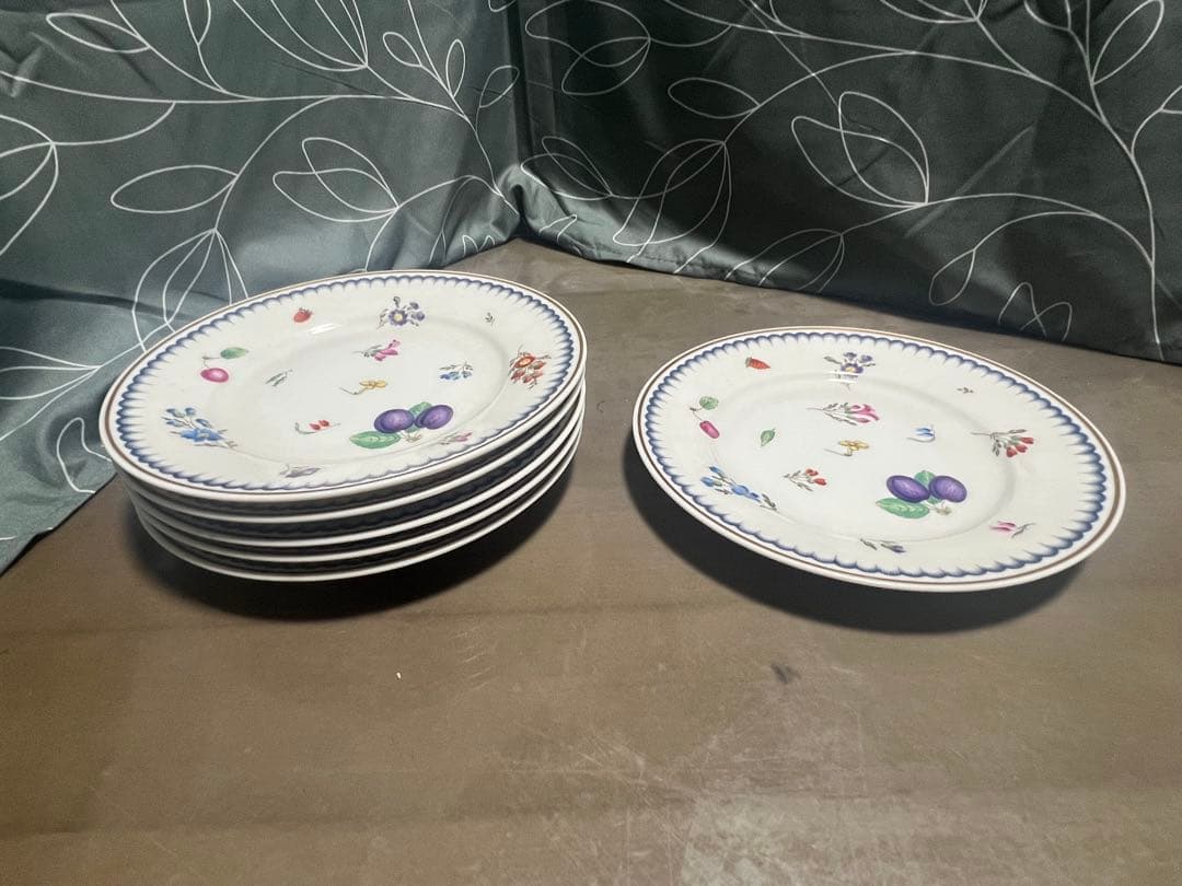 Richard Ginori イタリアンフルーツ 19cmプレート 6枚セット