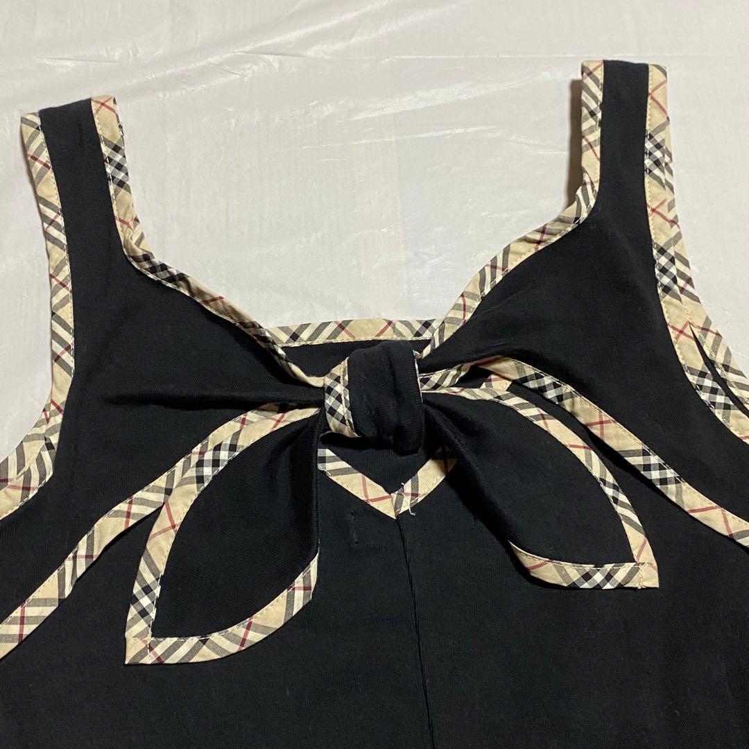 BURBERRY BLUE LABEL タンクトップ キャミソール　38 黒系