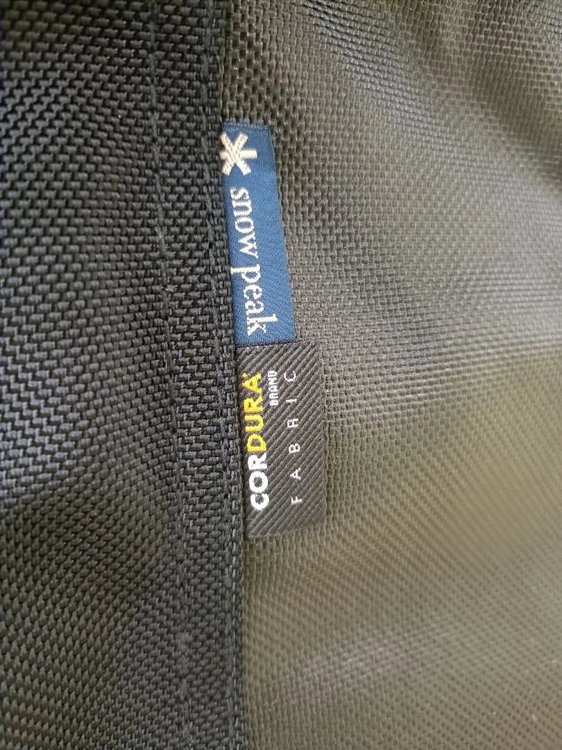 超美品　 peak　スノーピーク　ローチェア30 黒　コーデュラ