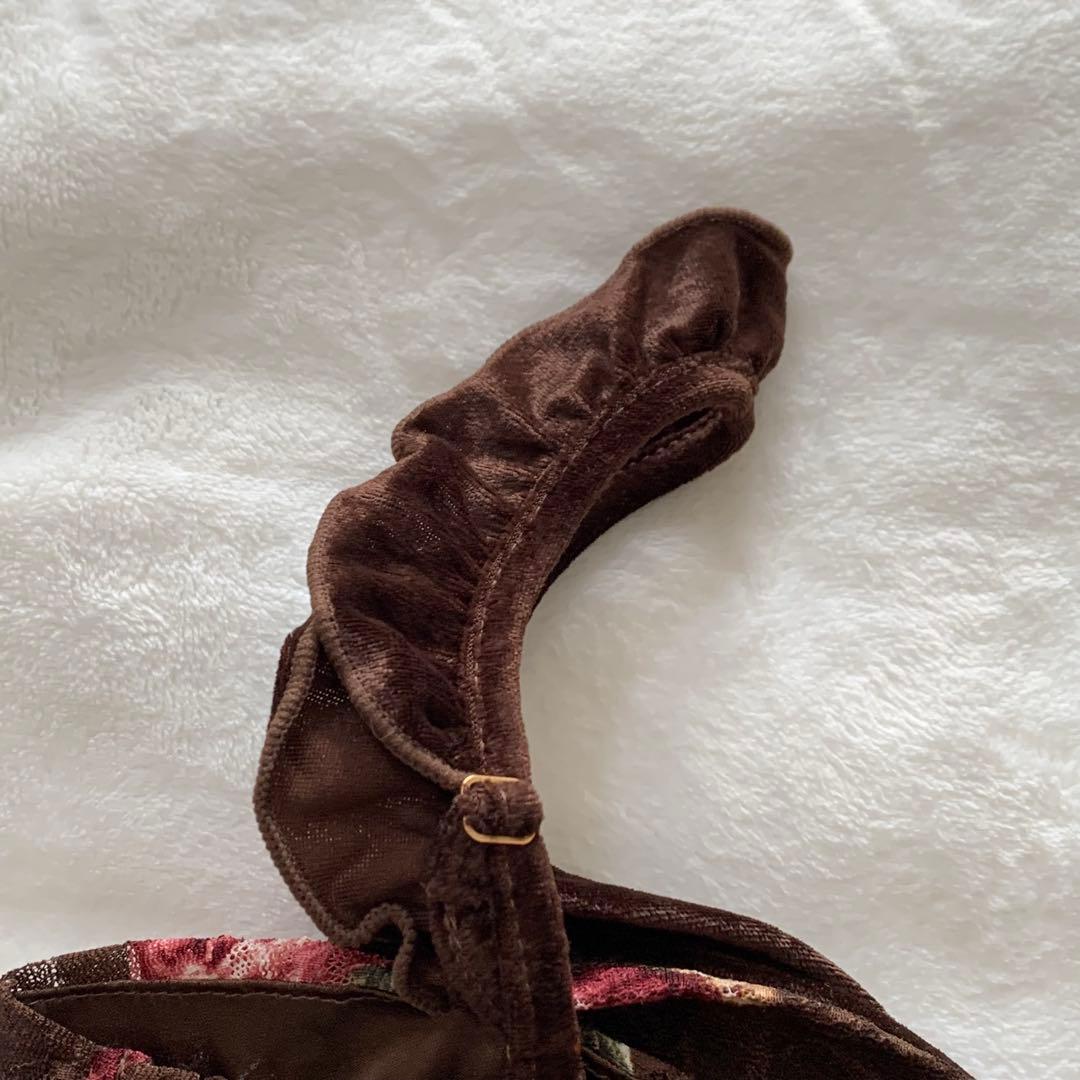 LIZ LISA 00’s 花柄　ベロアチャニック