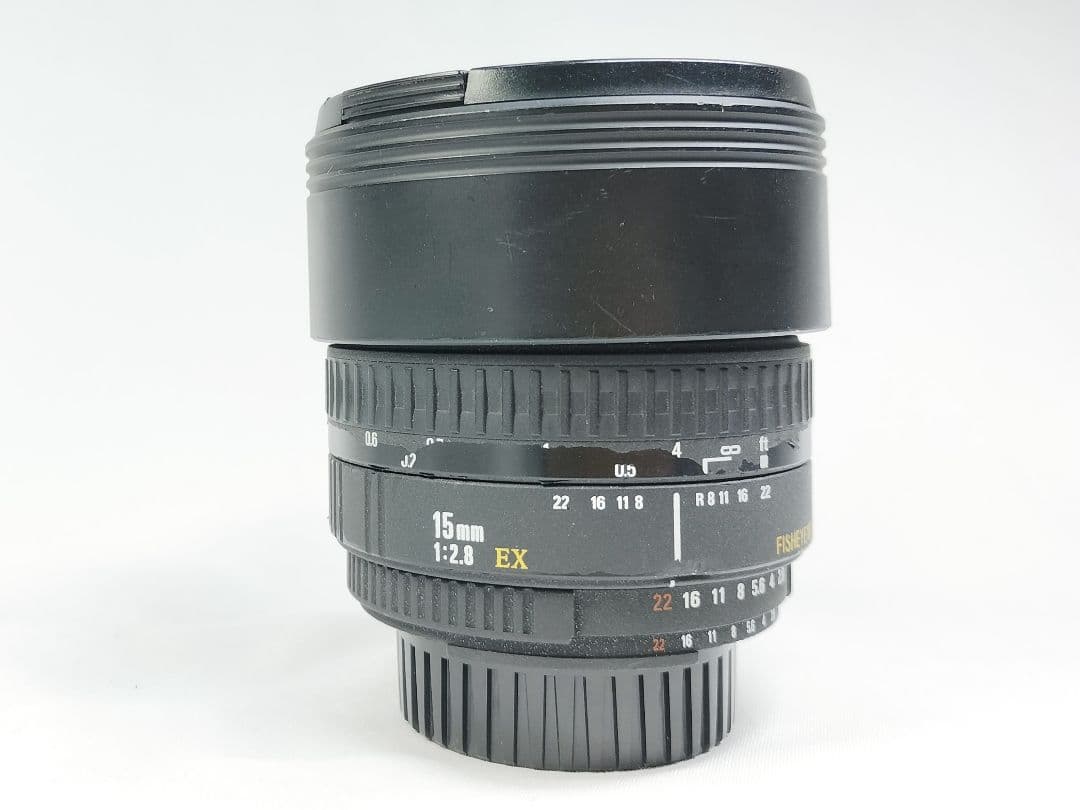 動確/並品 Sigma 15mm F2.8 EX Fisheye 180 ニコン
