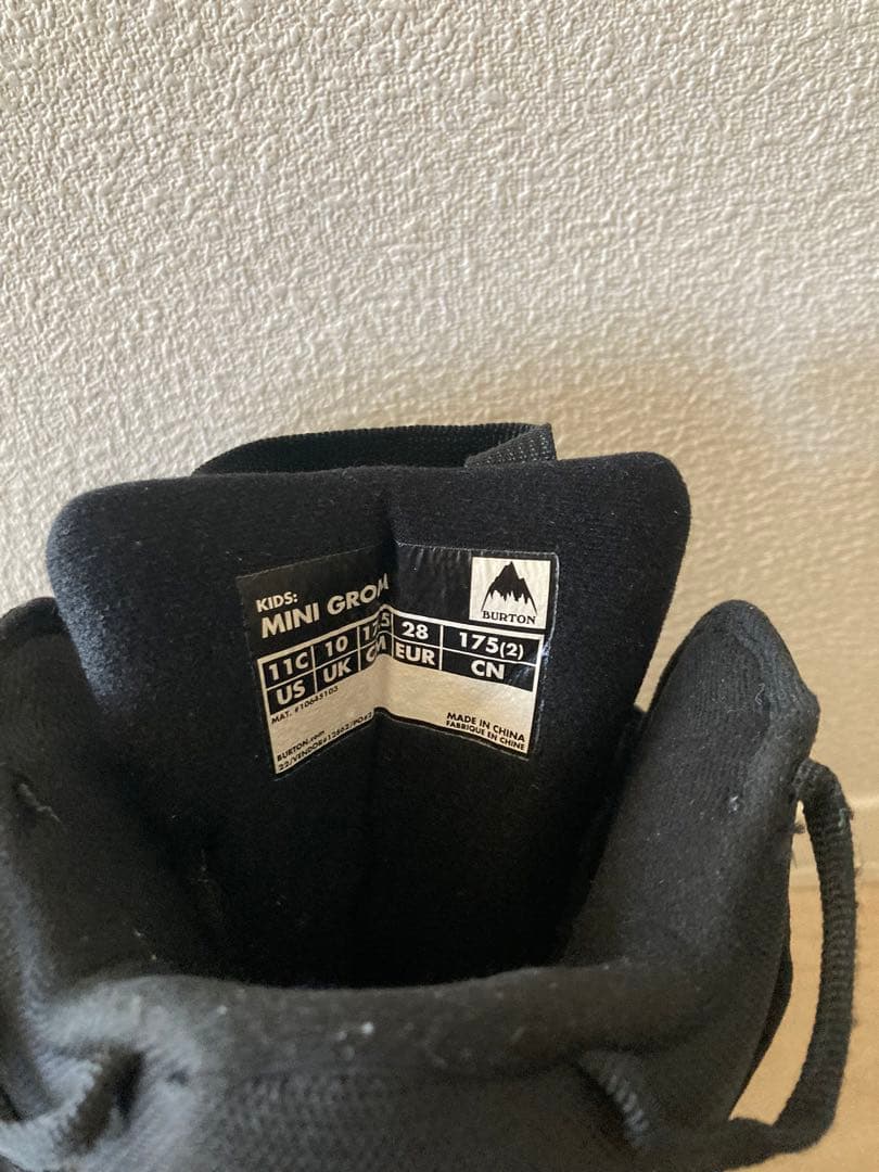 【チャムス】BURTON mini Grom子ども用スノーボードブーツ