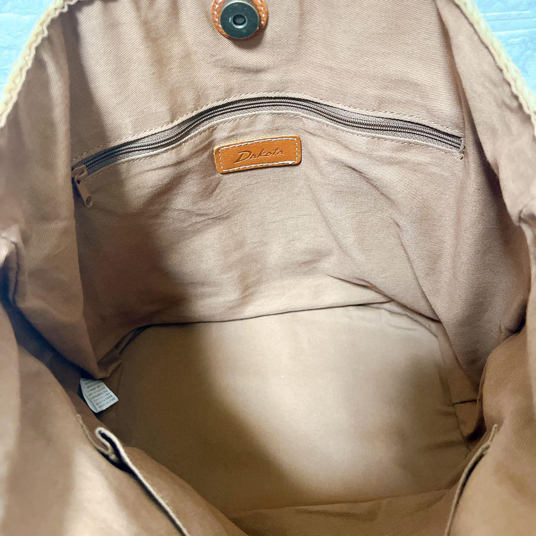 ⭐️未使用級⭐️ ダコタ Dakota カルモ ラフィア かごバッグ