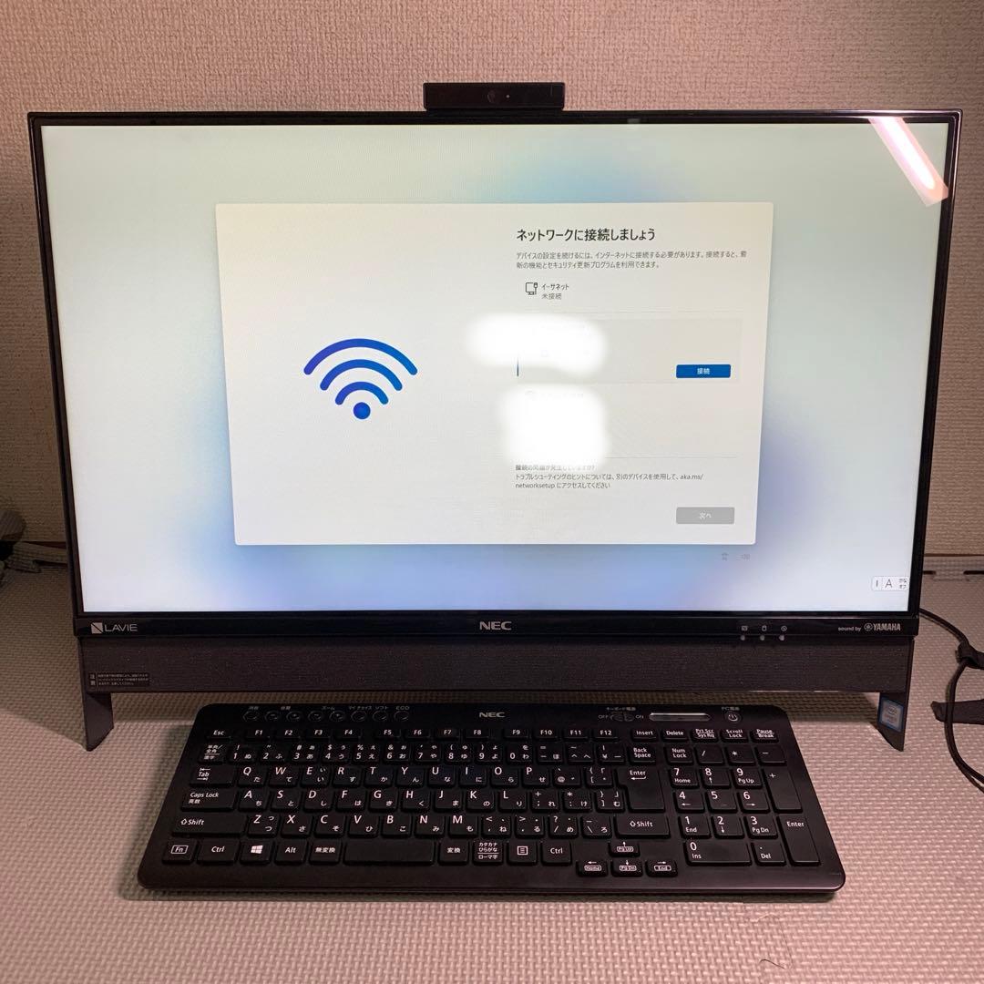【ジャンク品】 NEC一体型デスクトップパソコン PC-DA570DAB-E3