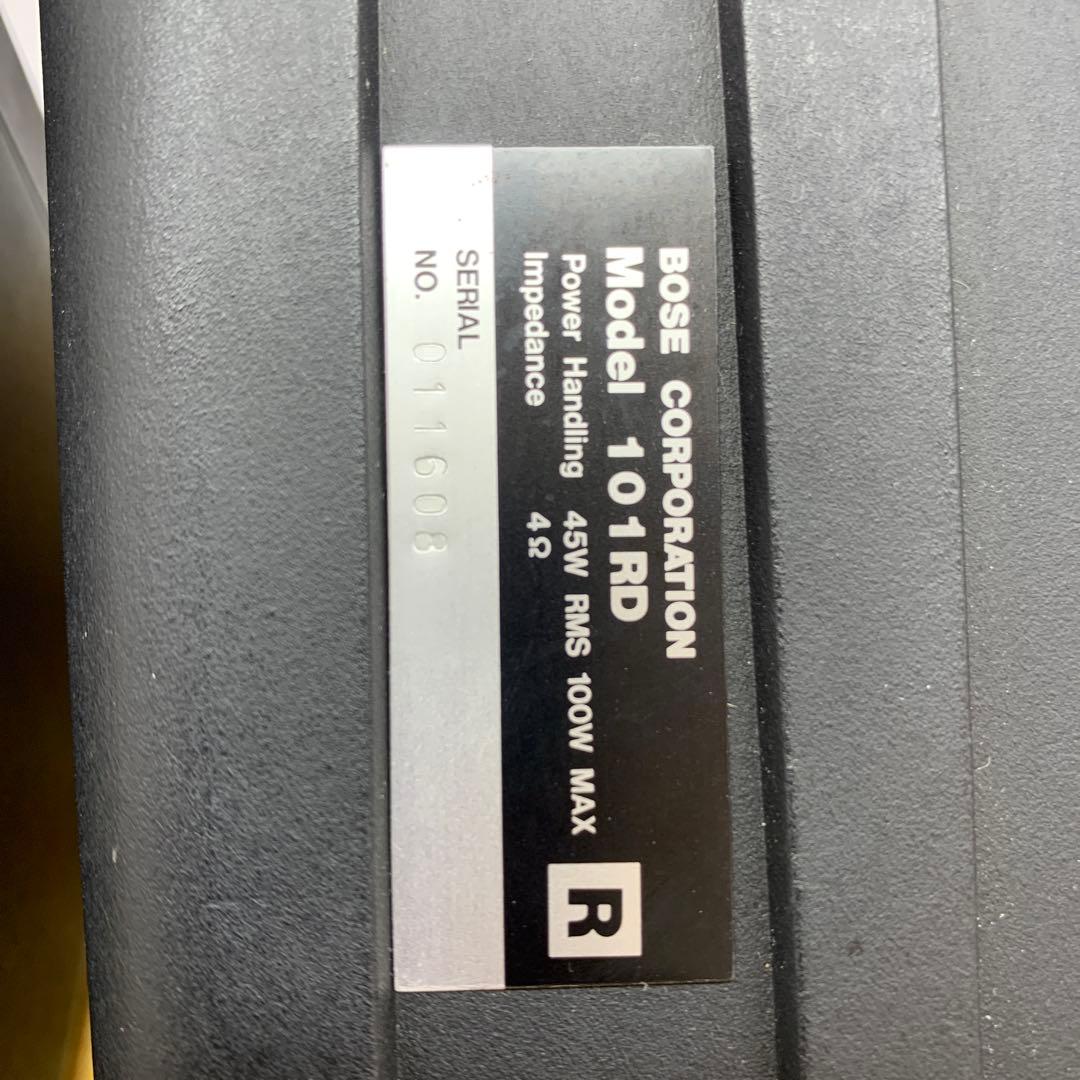 BOSE 101RD 希少 同番 ペアスピーカー 動作品 ケーブル 金具付き