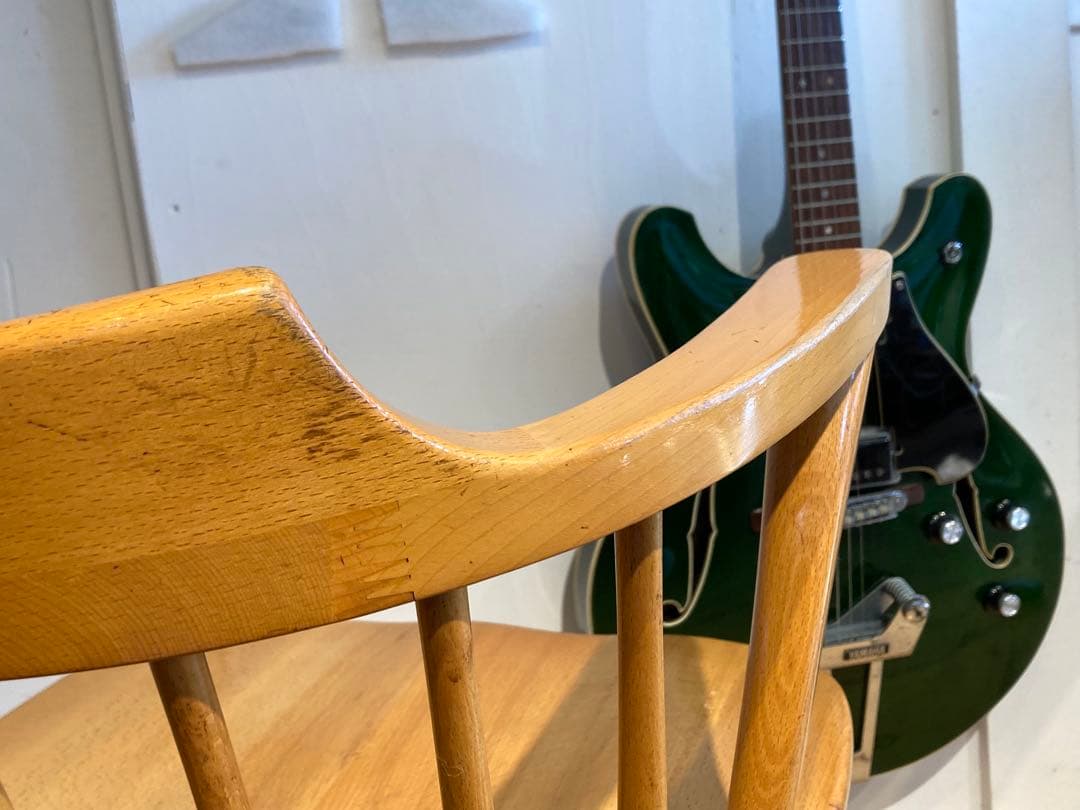 ①画像56枚 キツツキ ダイニングチェア ナチュラル 昭和56年 アーム コロニ