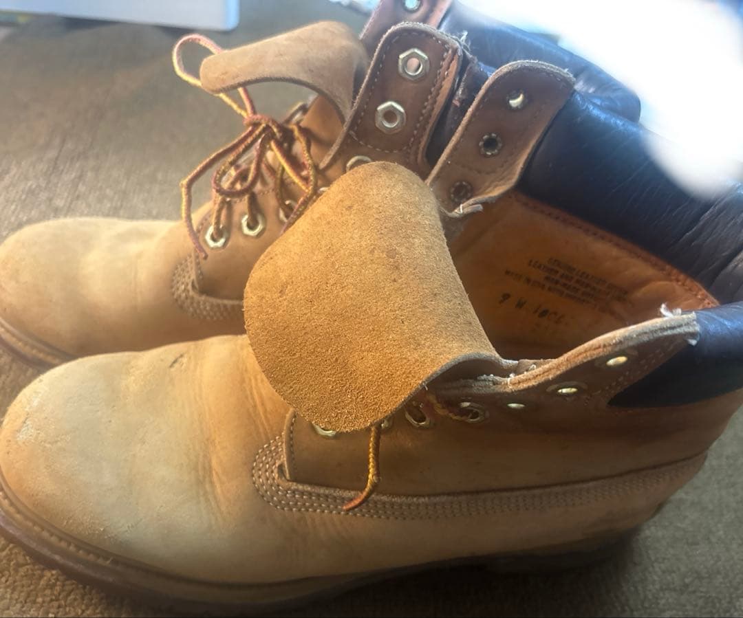 Timberland ６インチプレミアムイエローブーツ8.5W 10061