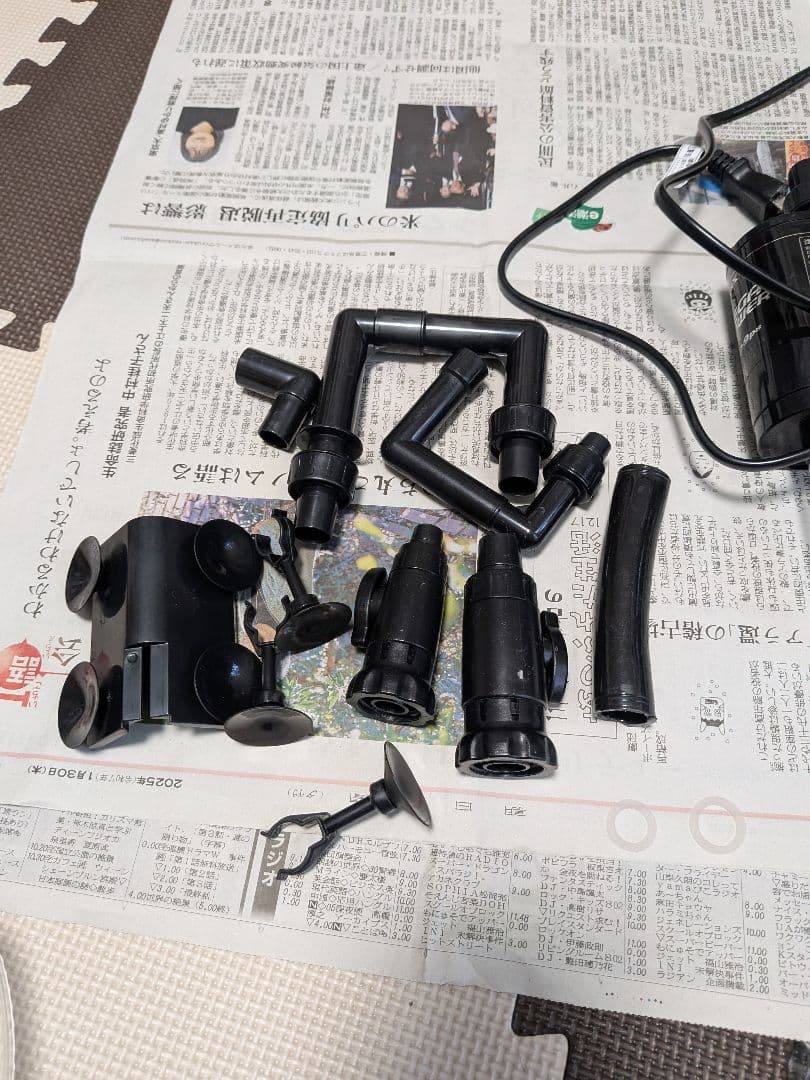 メガパワー9012　約1年半使用（今年モーター交換済）新品ホース付