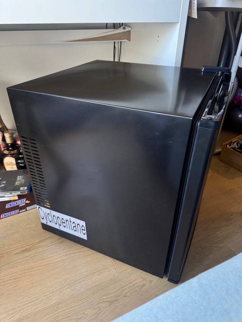 MAXZEN 冷蔵庫 45L クリアブラックJRP45HS01