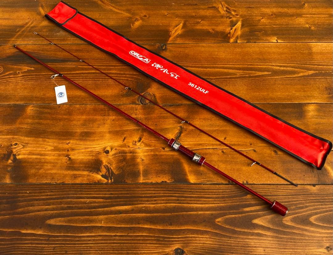 アジングセット　超軽量　S612ULF アジングロッド　リール　ヘッドライト付き