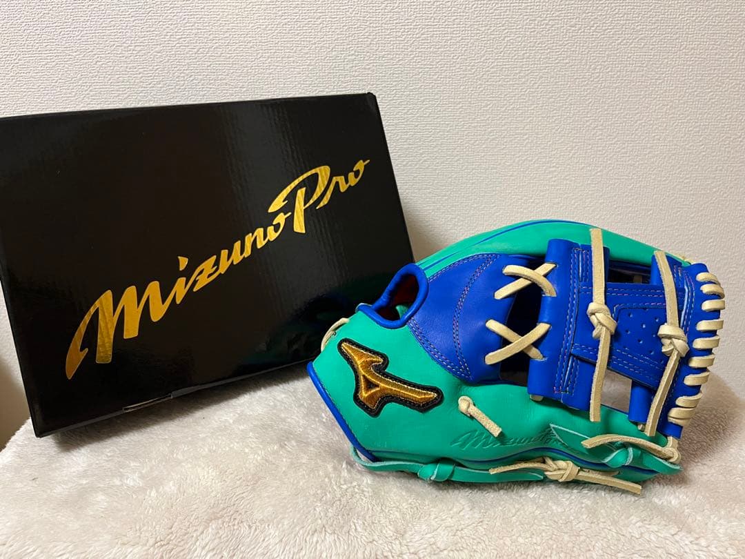 ❹【カスタムカラー】ミズノプロ　オーダー　軟式　内野手用　野球　グローブ