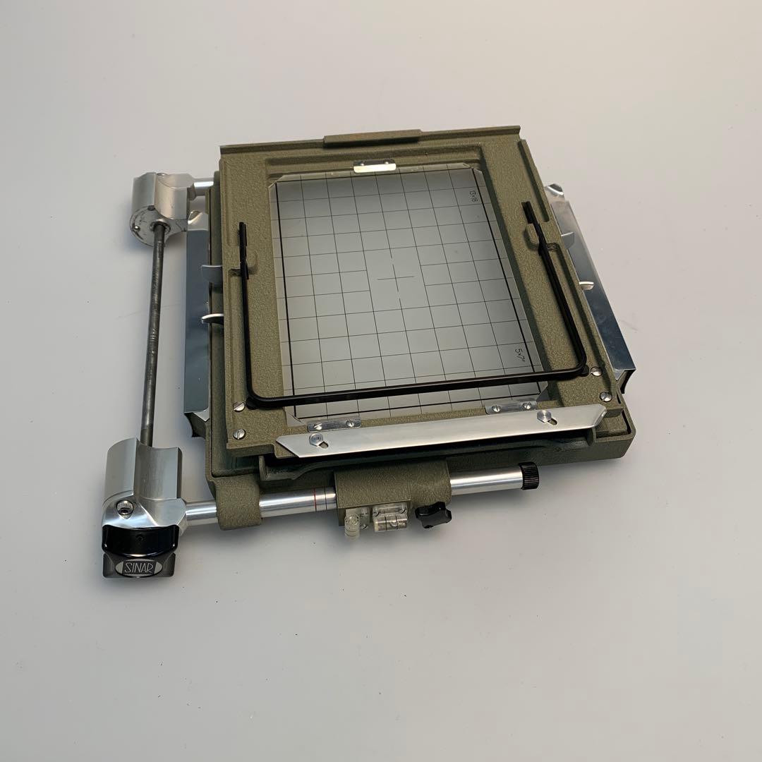 Sinar 5×7スクリーンバック ピントグラス枠 Cタイプ 広角蛇腹つき