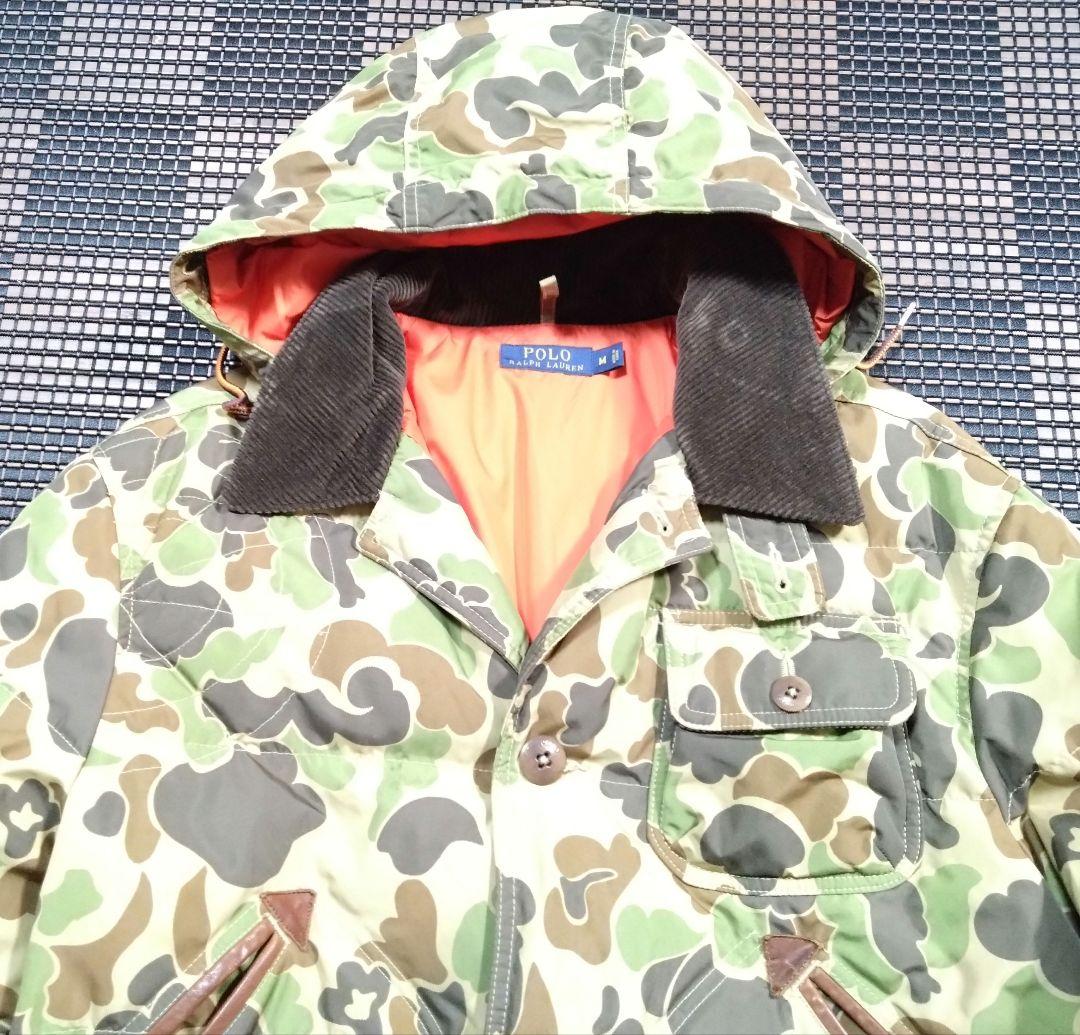 【yyt】 ポロラルフローレン ハンティング ダウンジャケット 迷彩 M