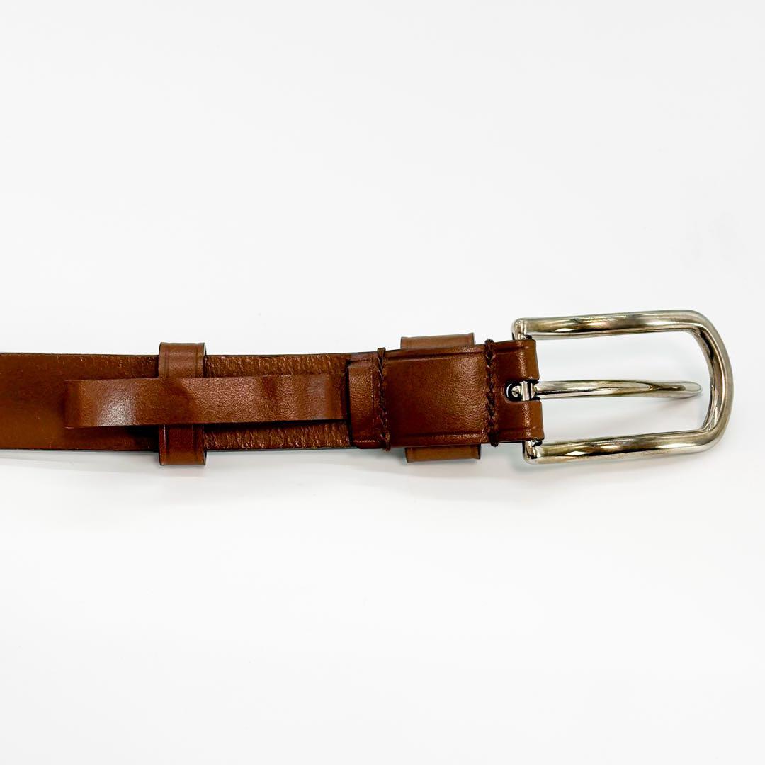 ♡美品♡ PRADA プラダ レザー シルバー金具 ベルト