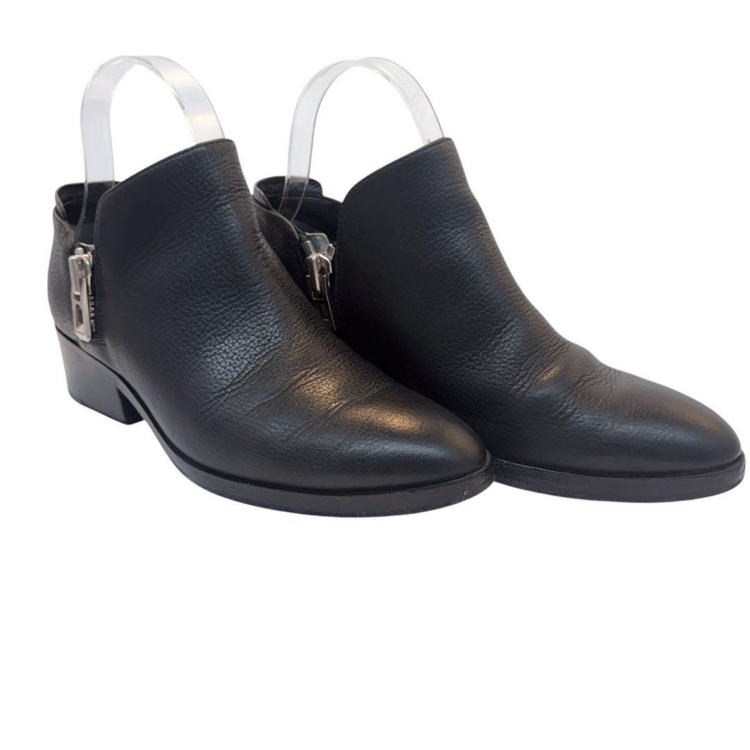 ユ*。様 3.1 Phillip Lim ジップ アンクル ブーツ レザー ブラ