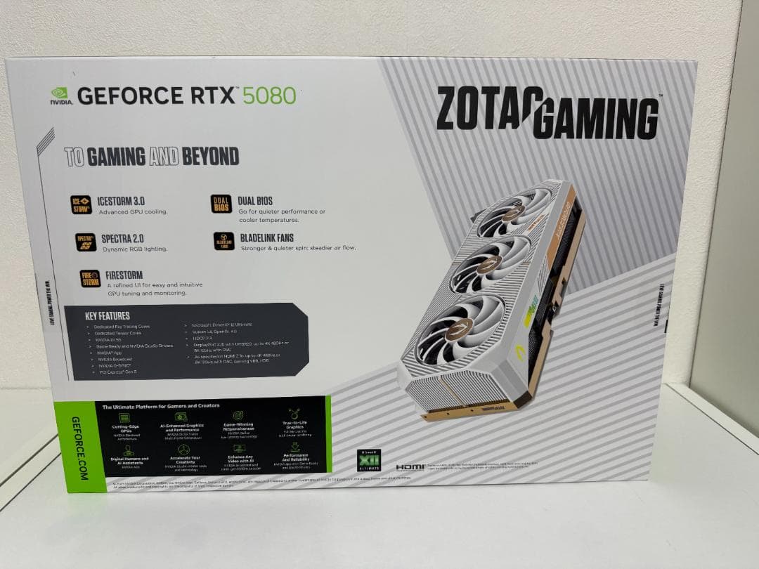 新品　ZOTAC GeForce RTX 5080 SOLID OC