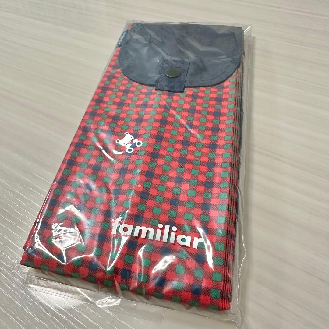 【新品】ファミリア エコバッグLサイズ Shupatto シュパットXF 赤