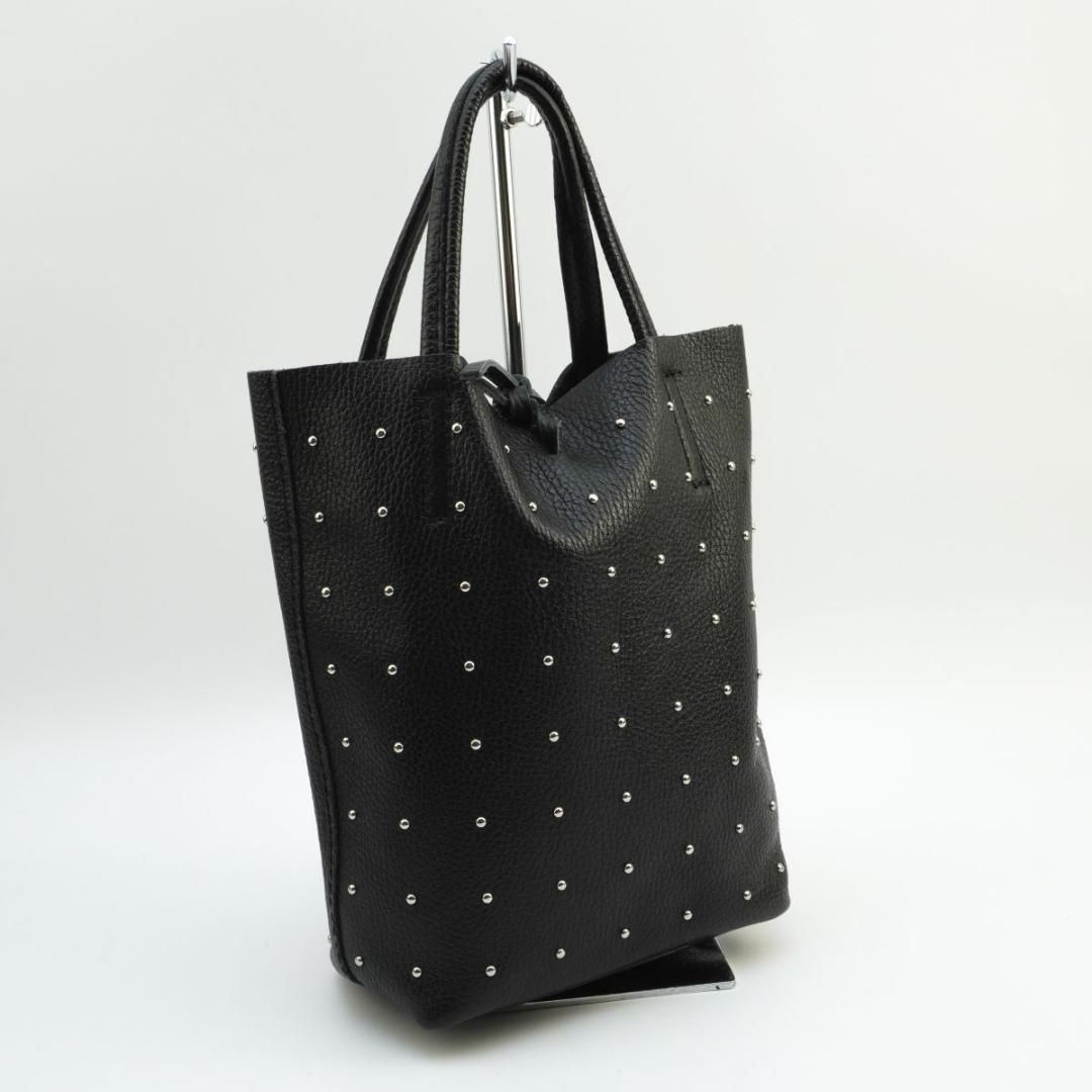 MARLON FIRENZE 2wayスタッズレザーバッグ ブラック@KH50