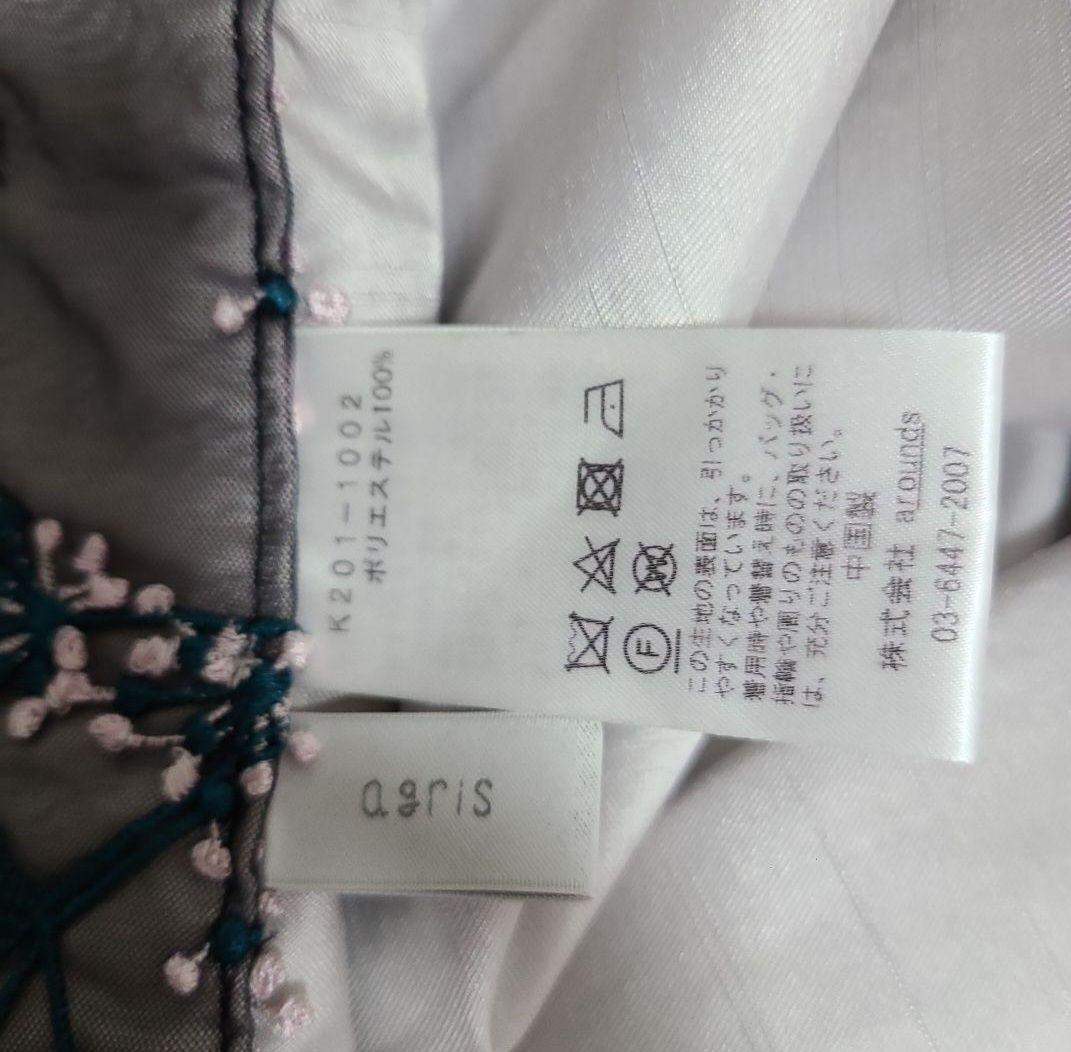 お値下げ！agris着物　刺繍　レース オーガンジー　洗える着物　レース着物