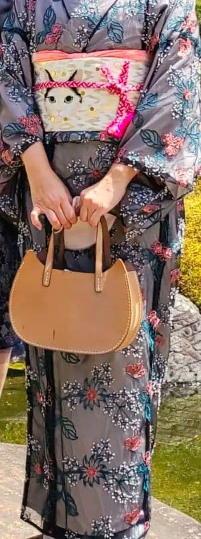 お値下げ！agris着物　刺繍　レース オーガンジー　洗える着物　レース着物