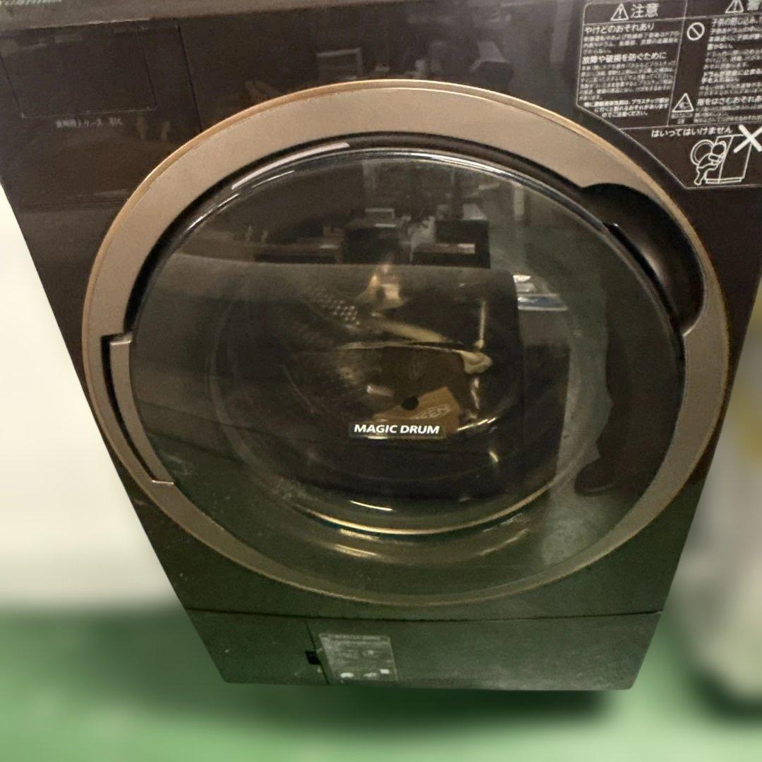 ◾️ TOSHIBA ドラム式洗濯機 本体 ブラウン 生活家電 2017年製