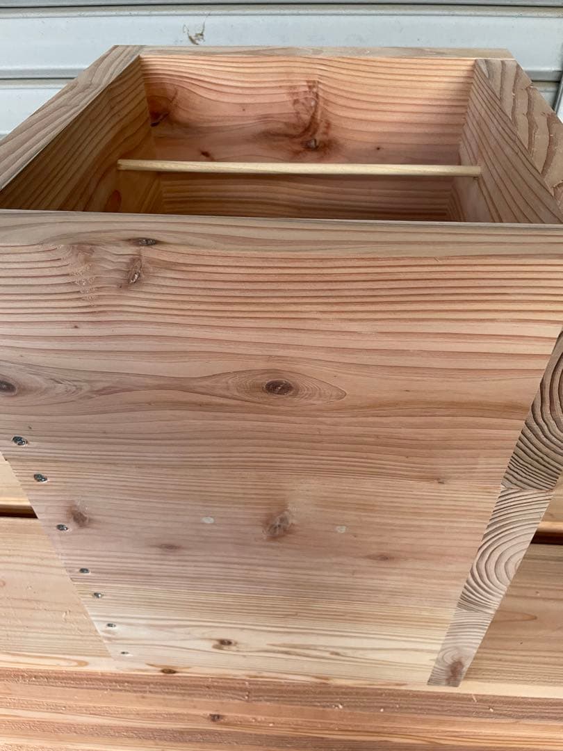 日本蜜蜂重箱式巣箱の継箱三箱！ハニーズハウス用！送料無料！