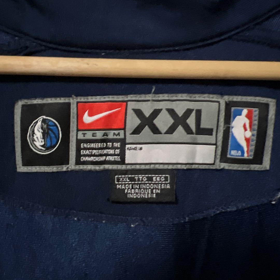 NIKE NBA マーベリックス　ウォームアップジャケット　XXL 刺繍　光沢