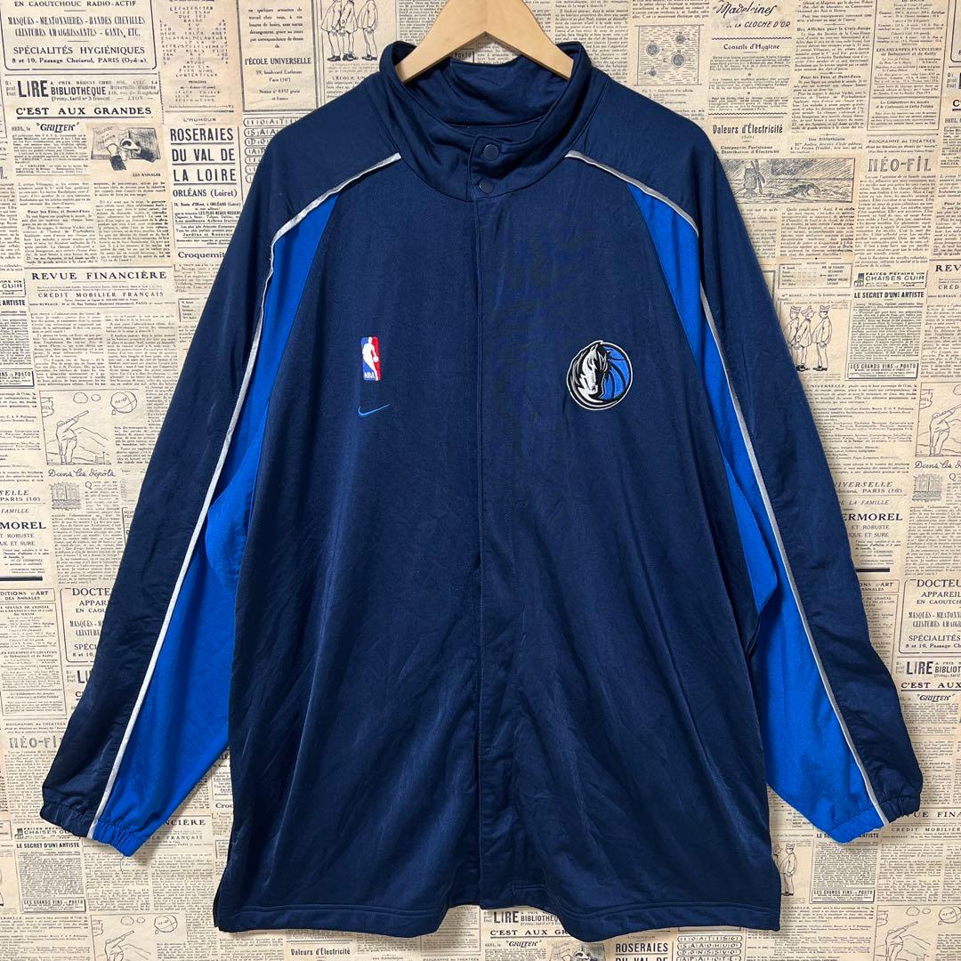 NIKE NBA マーベリックス　ウォームアップジャケット　XXL 刺繍　光沢