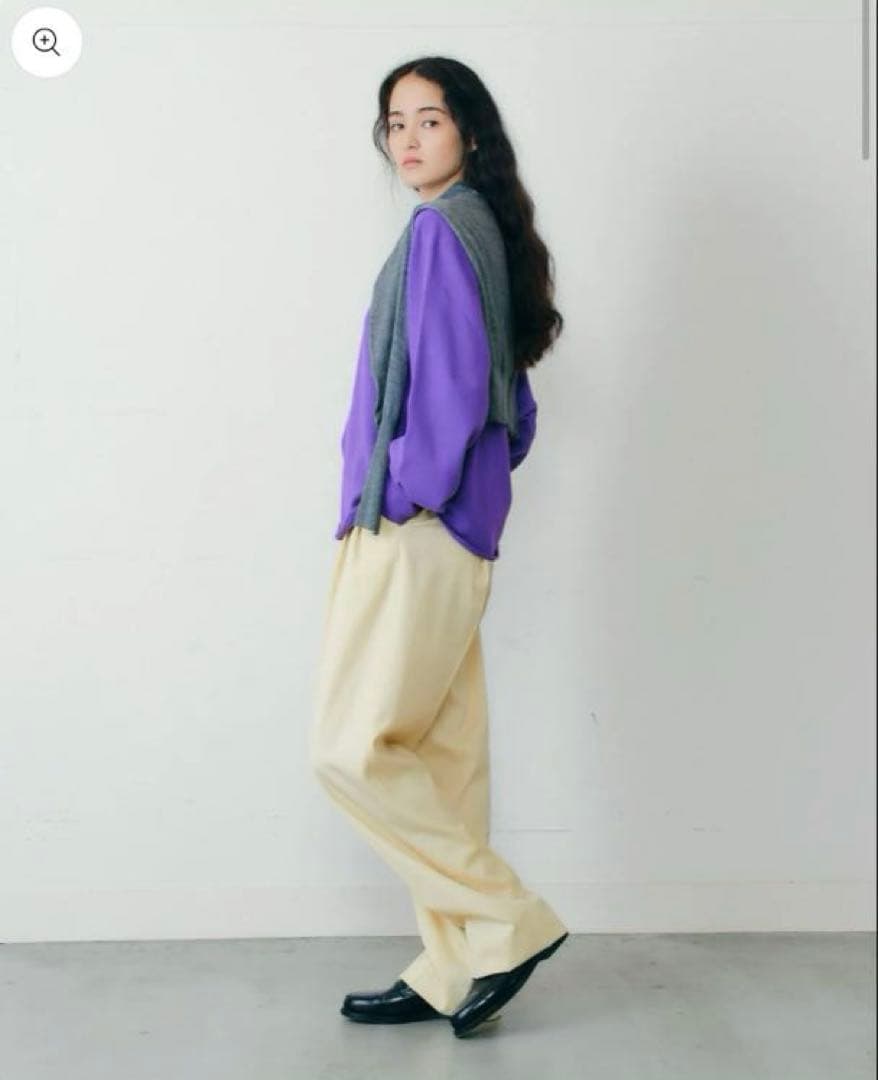 W GAZETTE PULLOVER グレー