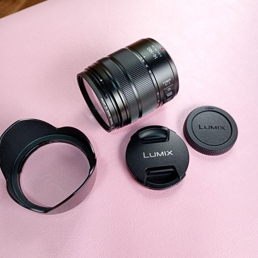 【中古美品】LUMIX 14-140mm 保護フィルタ付