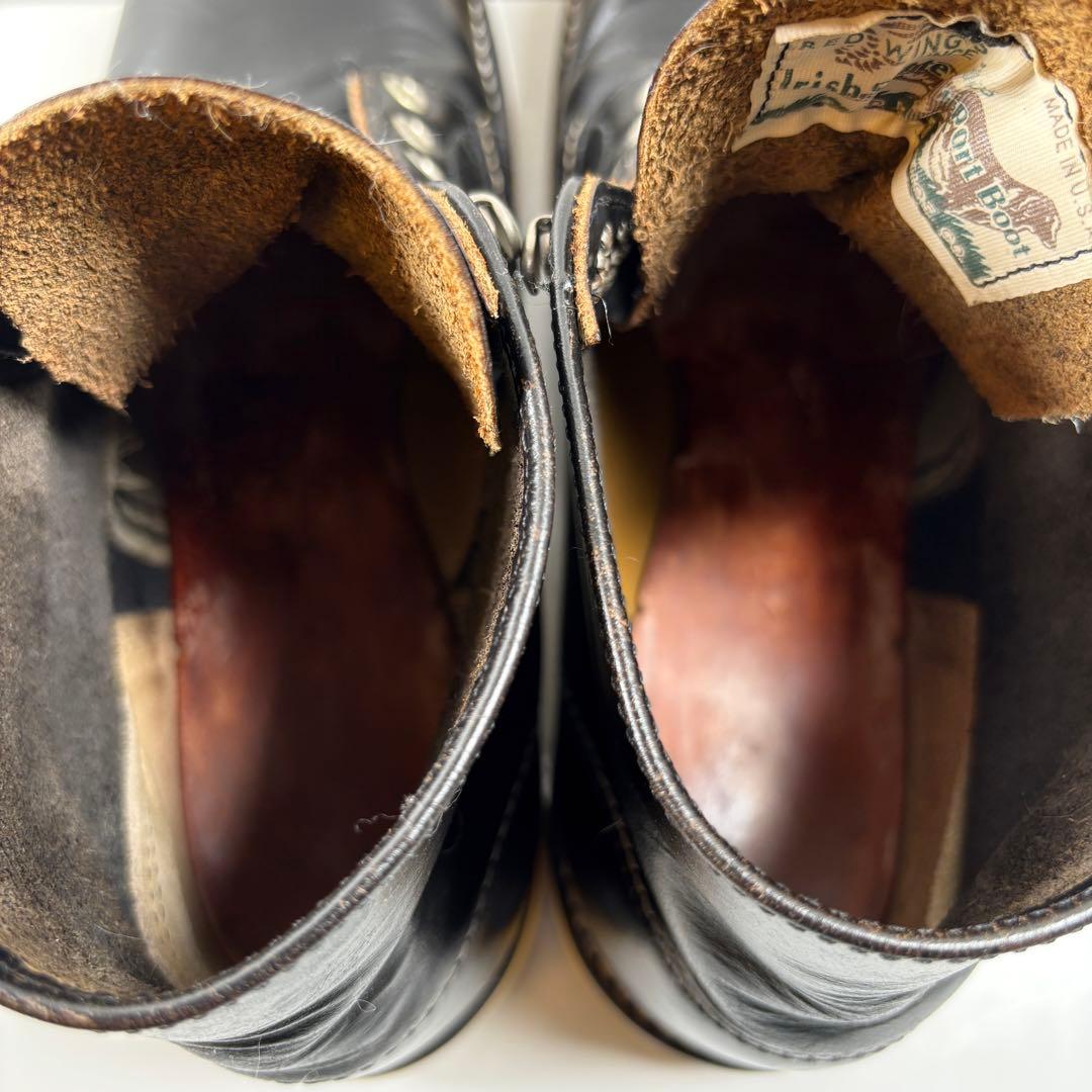 US7EE レッドウィング 8165 四角犬タグ 茶芯 アメリカ製 90年代